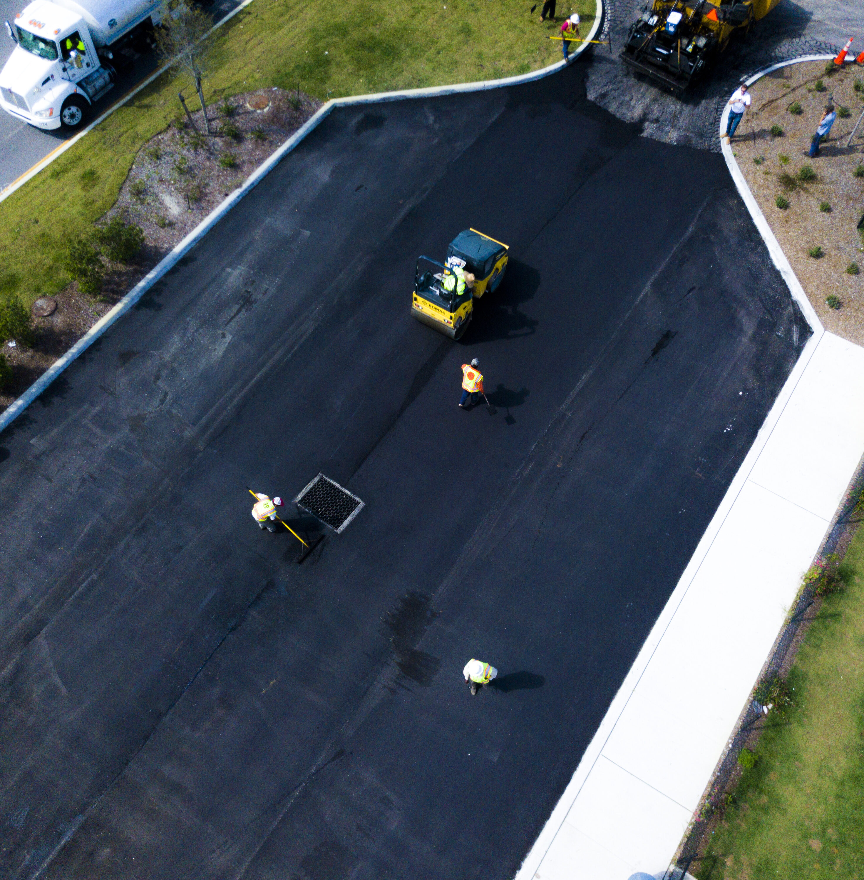 Aerial view of an RoofZone project